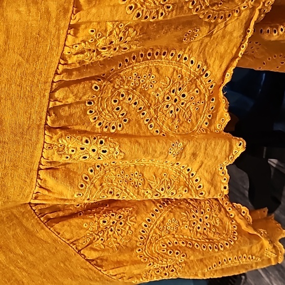 NWOT, Gorgeous 100% Linen, Made In Italy Maxi Dress - Picture 2 of 8